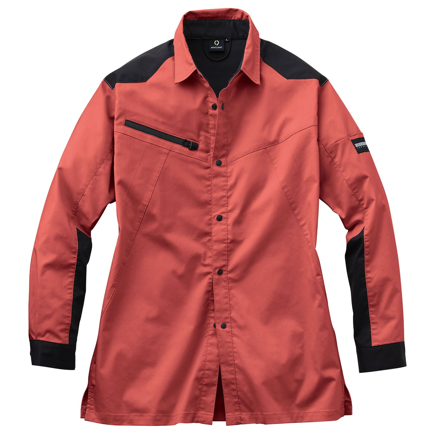 サンエス 作業服 SPOTLIGHT ワーク×アウトドアのハイブリッドアイテム 劣化しにくいハイストレッチ素材 【長袖シャツ】 SPT12109