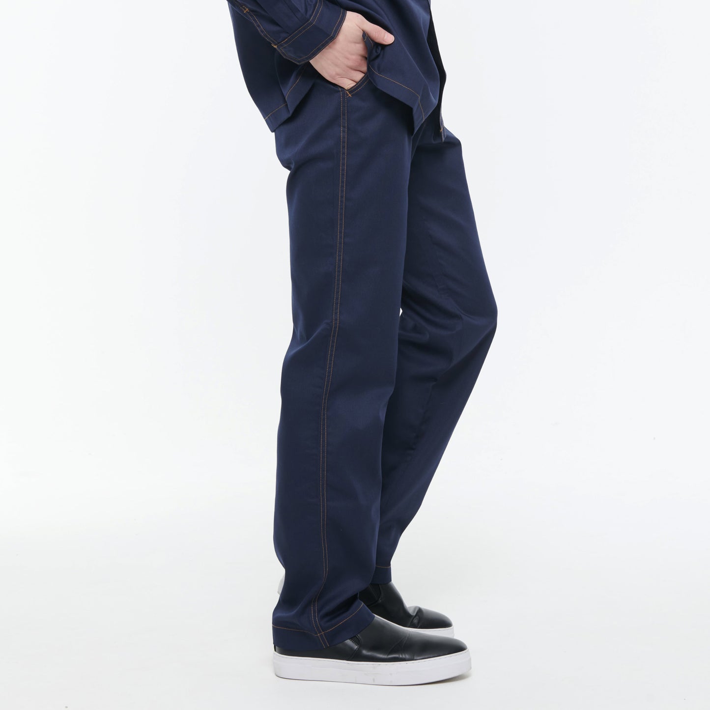 サンエス 作業服 ワーキングウェア 働く可能性広げるタフデザイン パンツカラビナループ付き【ノータックパンツ】WA11711シリーズ WA11714