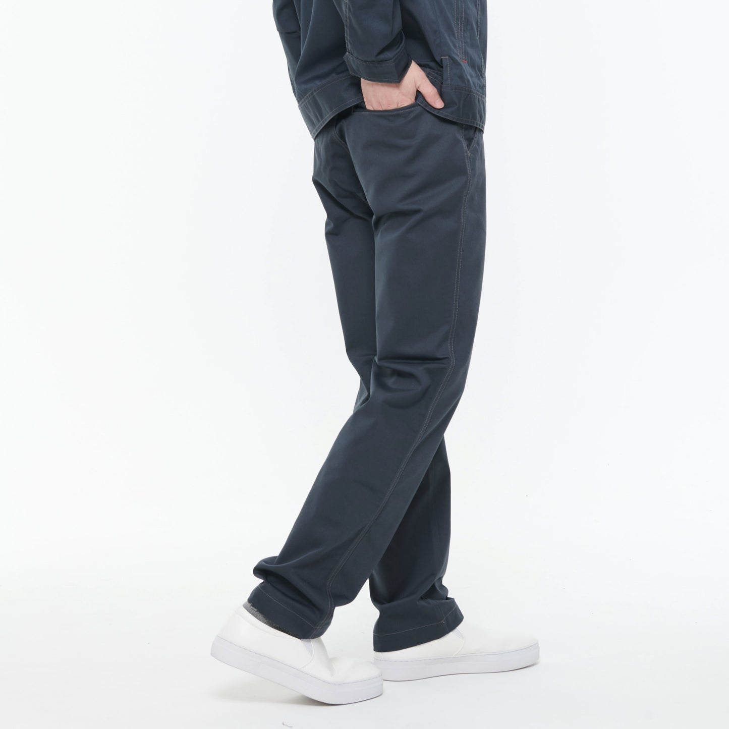 サンエス 作業服 ワーキングウェア 働く可能性広げるタフデザイン パンツカラビナループ付き【ノータックパンツ】WA11711シリーズ WA11714