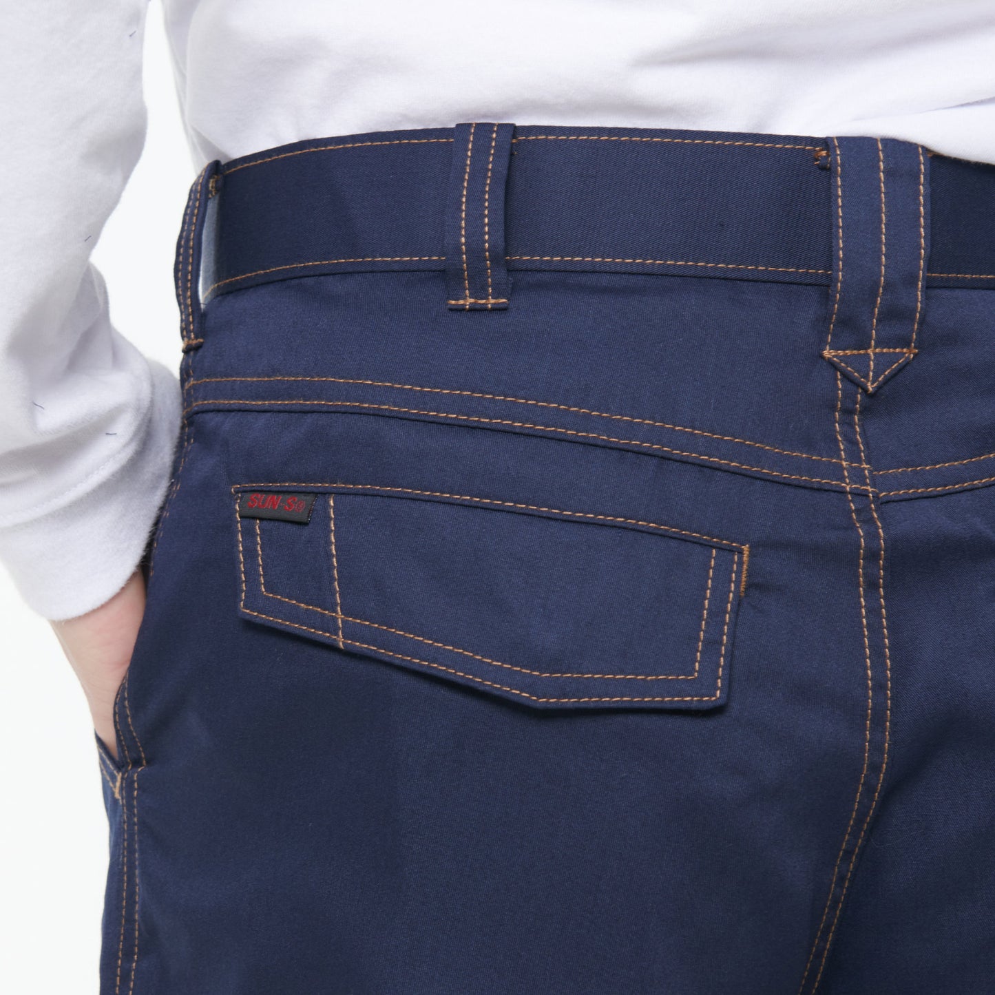 サンエス 作業服 ワーキングウェア 働く可能性広げるタフデザイン パンツカラビナループ付き【ノータックパンツ】WA11711シリーズ WA11714