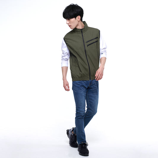 【在庫限り】 空調風神服 ロープライス品 街でも映えるカジュアルテイストベスト KF92102