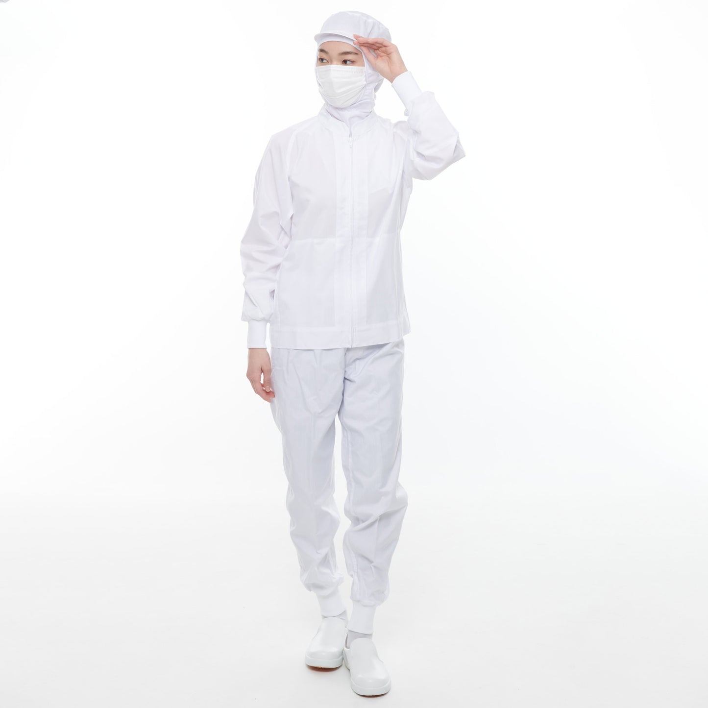 サンエス 食品工場用白衣 選べる上下セット【FX70951R×FX70957J】