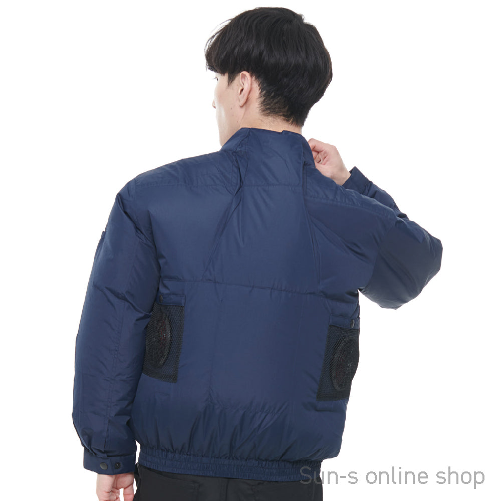 チタン加工長袖ブルゾン】 空調風神服 裏チタン加工で赤外線・UVカット