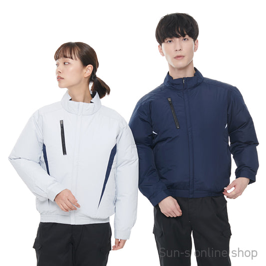 【チタン加工長袖ブルゾン】 空調風神服 裏チタン加工で赤外線・UVカット KF101