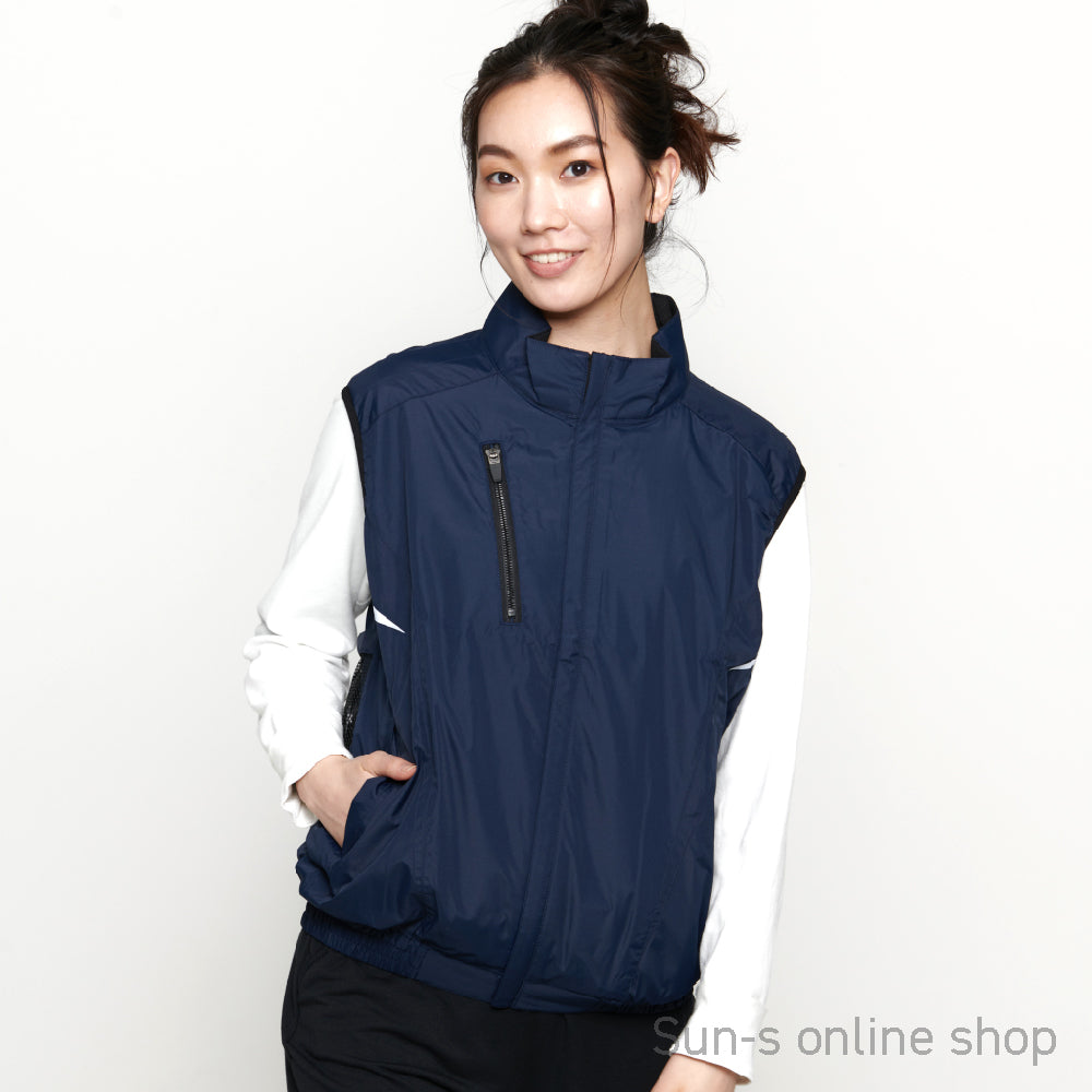 【チタン加工ベスト】 空調風神服 裏チタン加工で赤外線・UVカット KF102