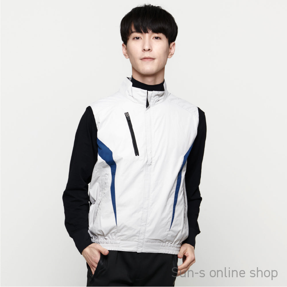 【チタン加工ベスト】 空調風神服 裏チタン加工で赤外線・UVカット KF102