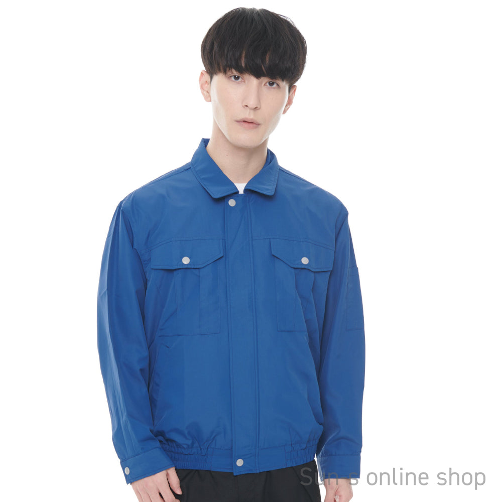 【長袖ワークブルゾン】 ヘルメットの中にも風を送れる売れ筋ウェア KF90540N