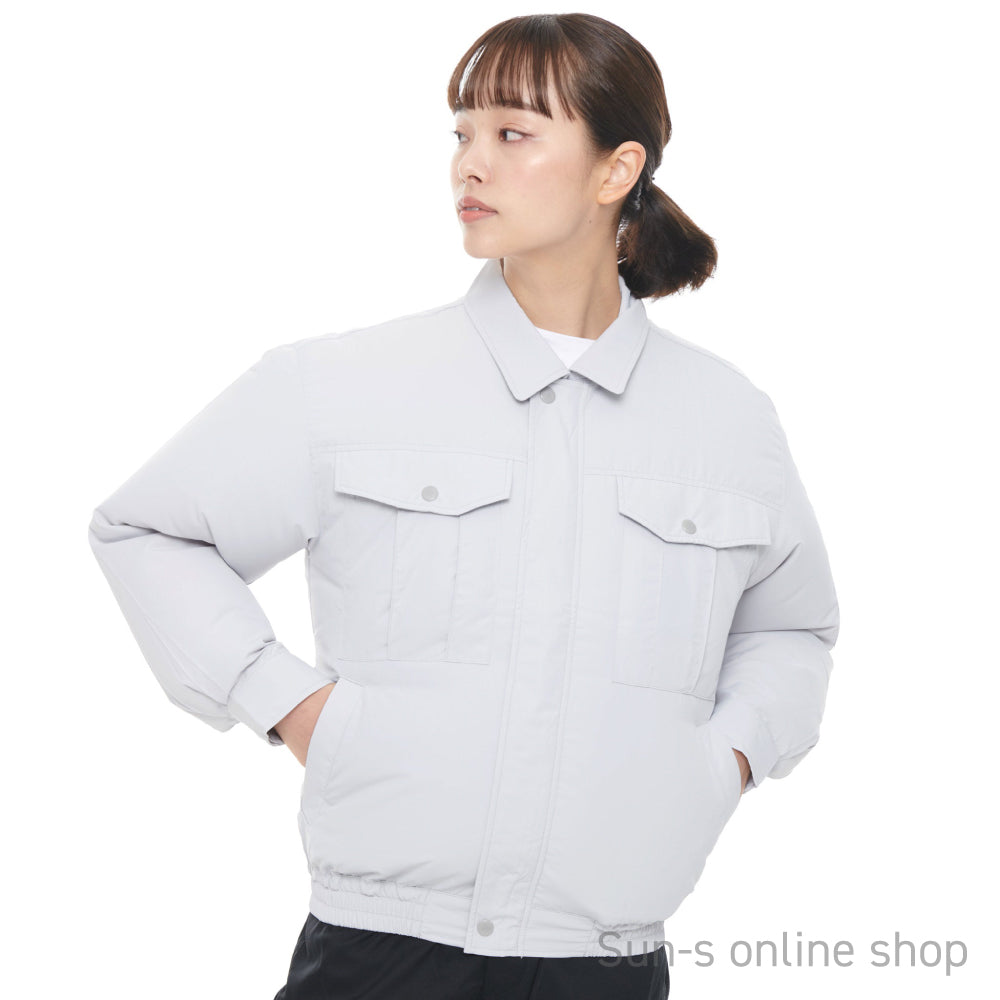 【長袖ワークブルゾン】 ヘルメットの中にも風を送れる売れ筋ウェア KF90540N