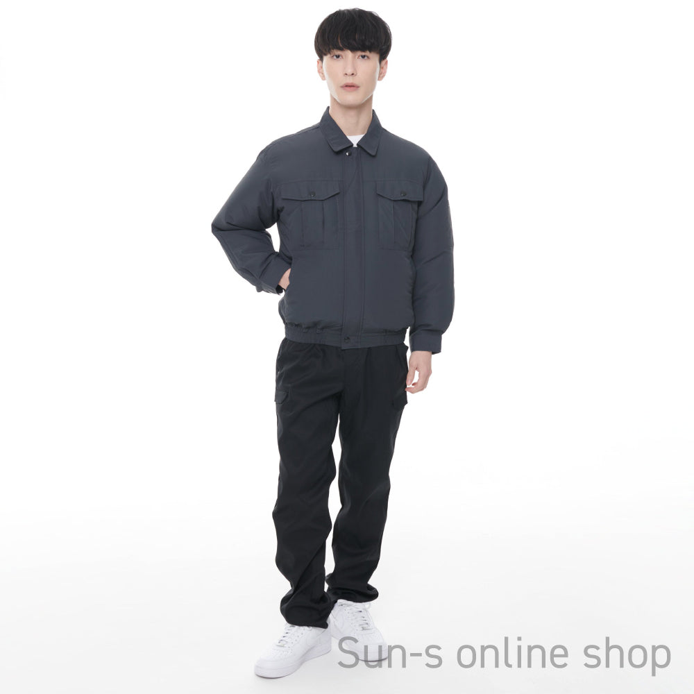 【長袖ワークブルゾン】 ヘルメットの中にも風を送れる売れ筋ウェア KF90540N