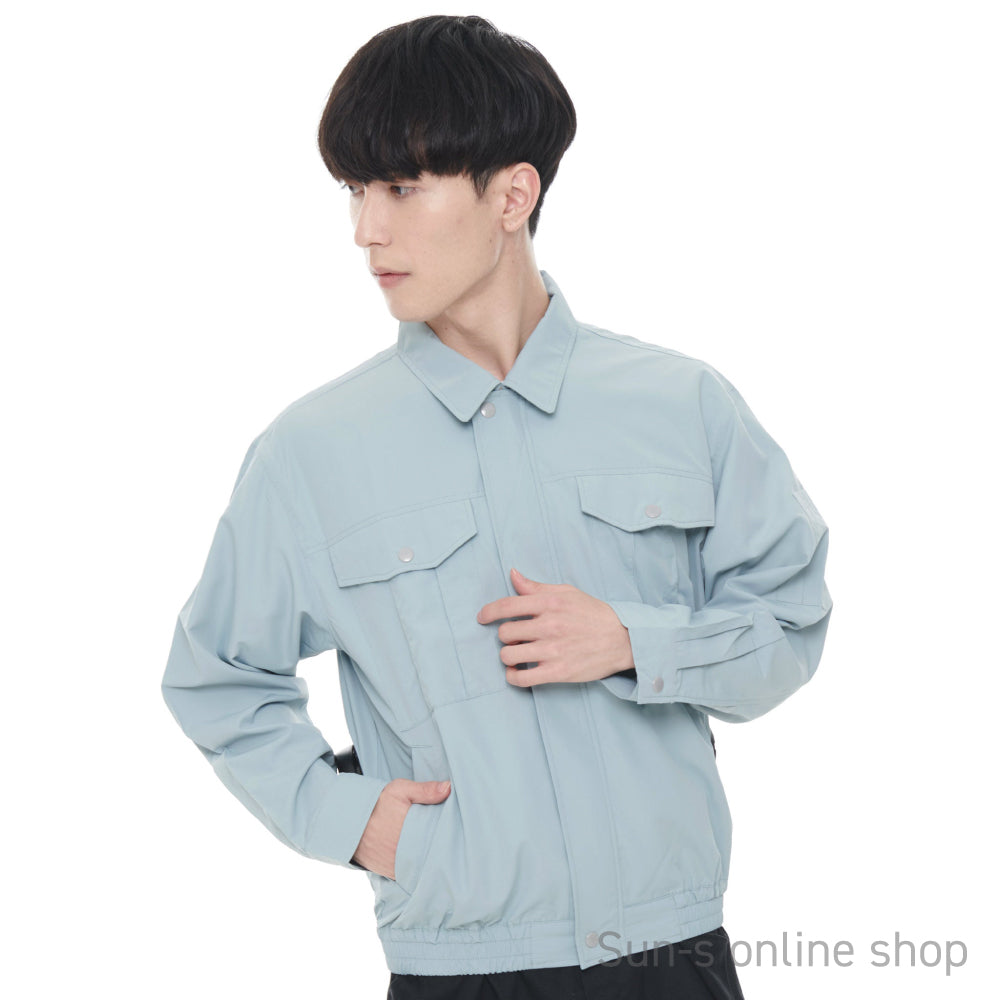 【長袖ワークブルゾン】 ヘルメットの中にも風を送れる売れ筋ウェア KF90540N