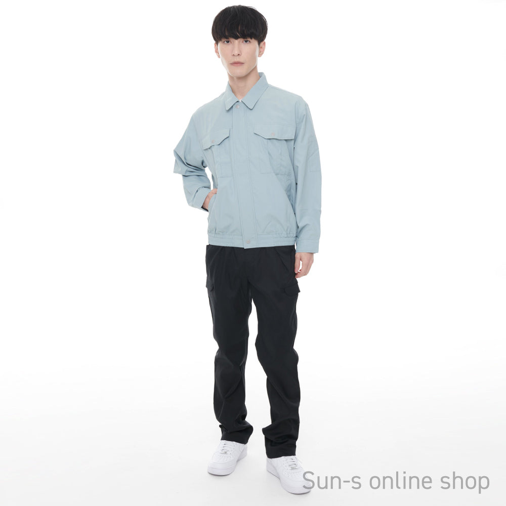 【長袖ワークブルゾン】 ヘルメットの中にも風を送れる売れ筋ウェア KF90540N