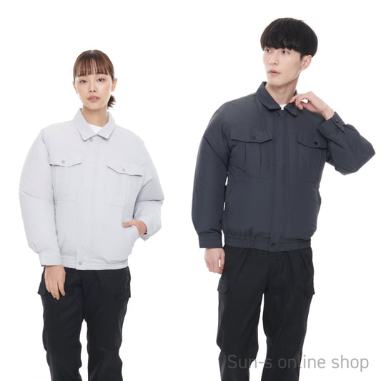 【長袖ワークブルゾン】 ヘルメットの中にも風を送れる売れ筋ウェア KF90540N