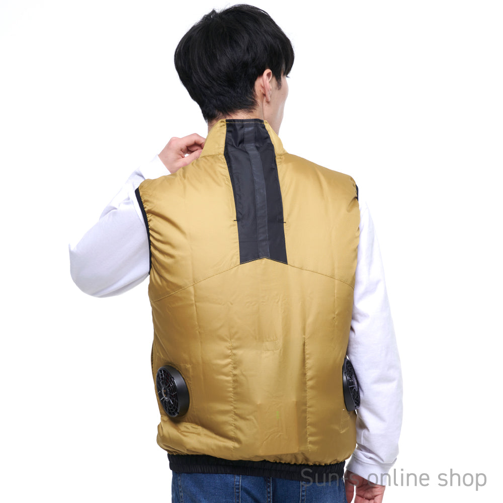 【在庫限り】 空調風神服 洗練されたモダンデザイン ベスト KF92122