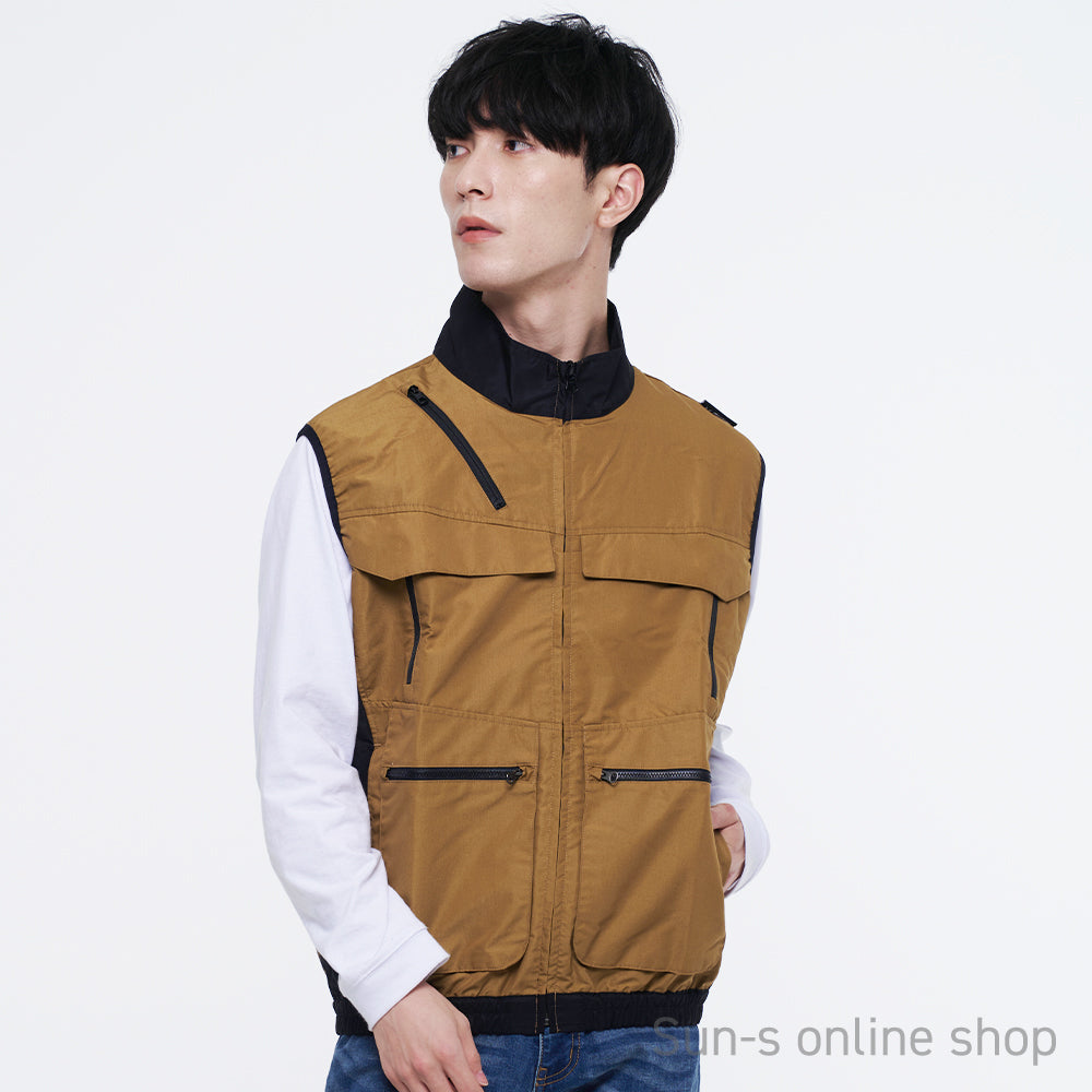 【在庫限り】 サンエス 空調風神服 ロープライス 7つのマルチポケット搭載 【ベスト】 KF92132