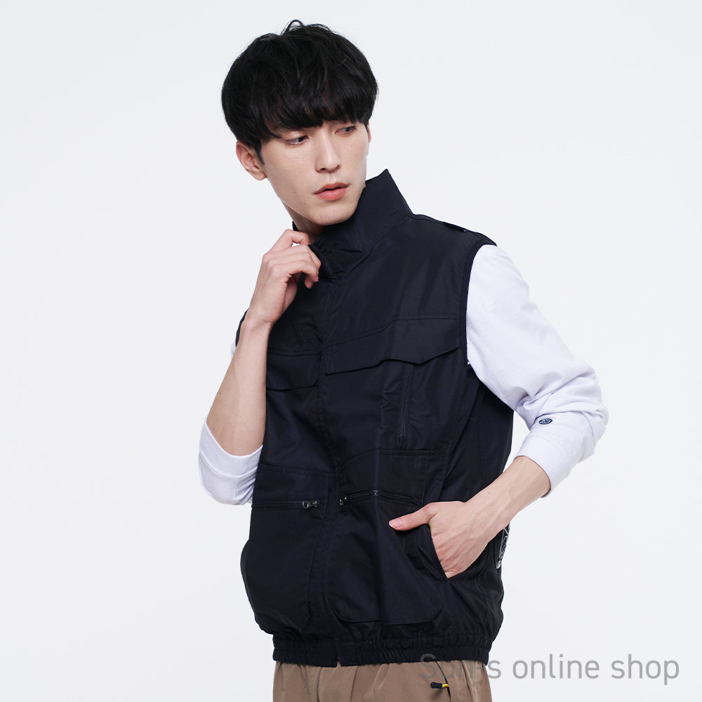 【在庫限り】 サンエス 空調風神服 ロープライス 7つのマルチポケット搭載 【ベスト】 KF92132