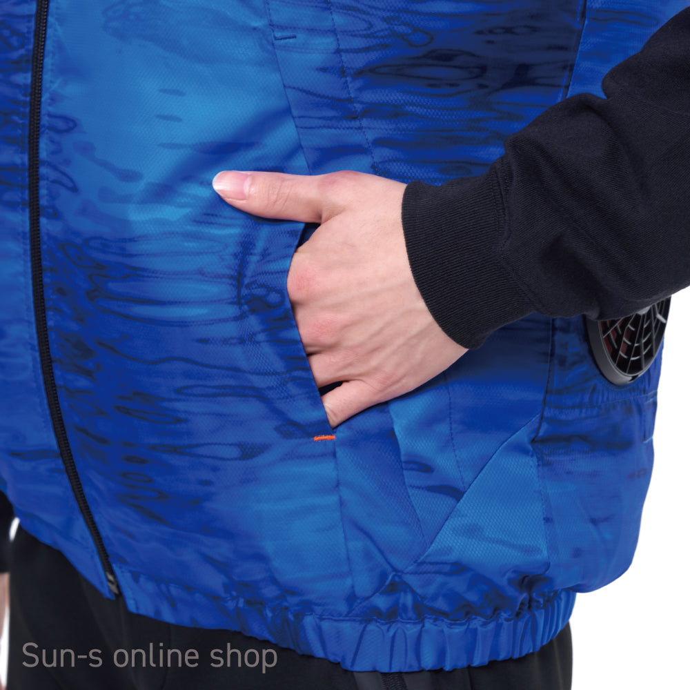 【在庫限り】 サンエス 空調風神服 ロープライス品 スポーティー＆アウトドアデザイン 【半袖ブルゾン】 KF92160