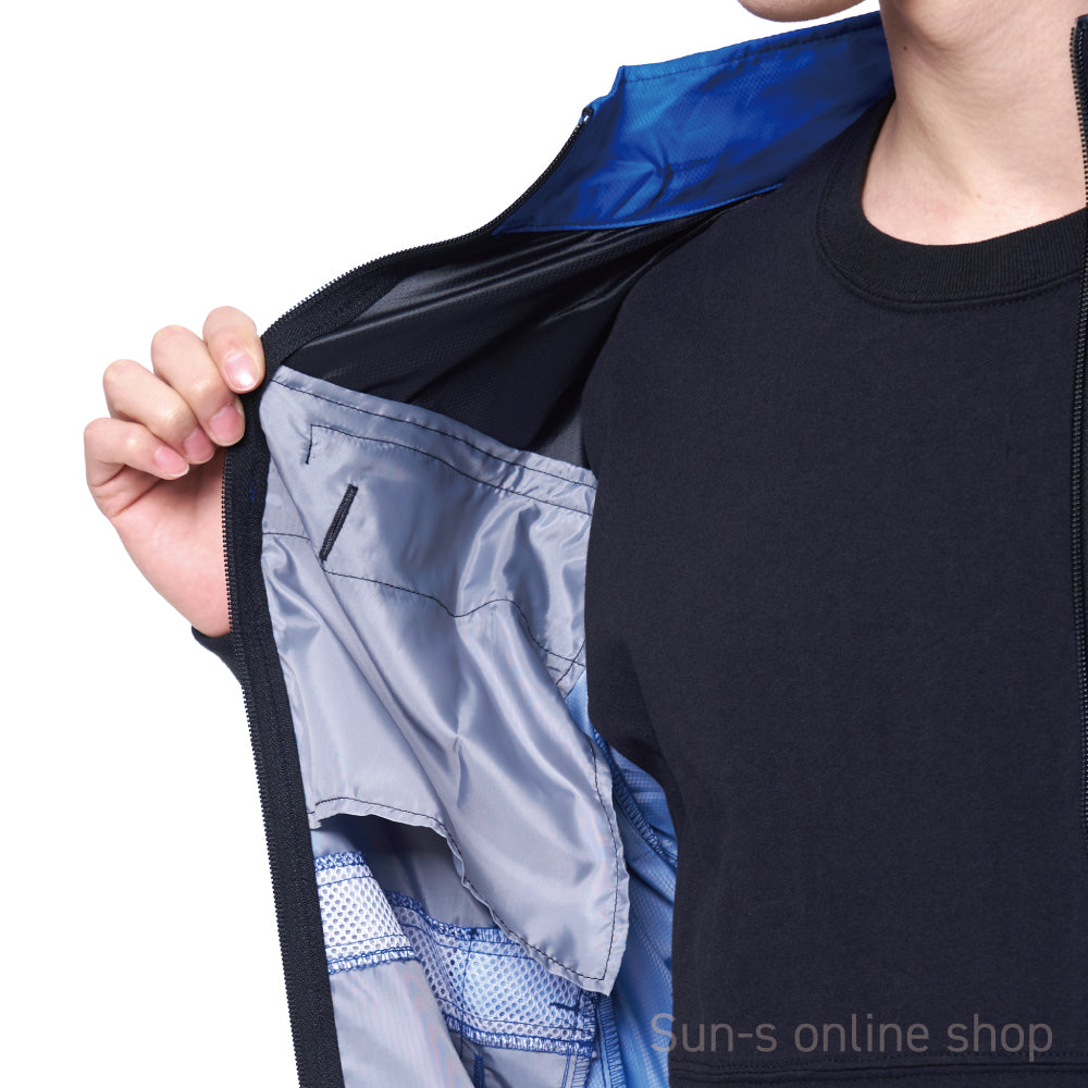 【在庫限り】 サンエス 空調風神服 ロープライス品 スポーティー＆アウトドアデザイン 【半袖ブルゾン】 KF92160