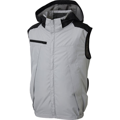 【チタン加工ベスト】 空調風神服 脇ファン仕様で初のフルハーネス対応 KF92502