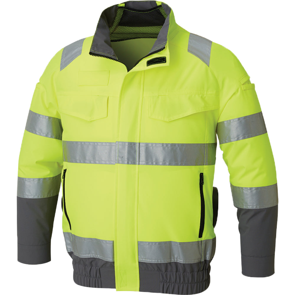 Hi-Vis 長袖ブルゾン】 空調風神服 高視認性安全服 KF92521