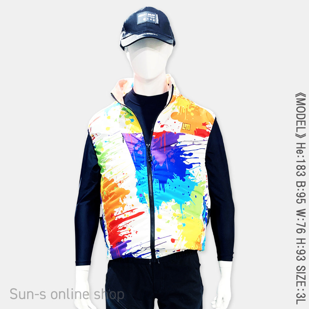 サンエス LOUDMOUTH×空調風神服® コラボウェア ベスト KF92582