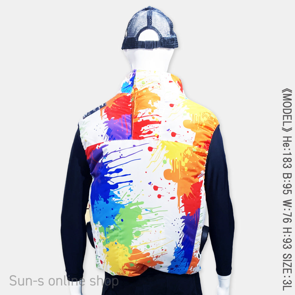 サンエス LOUDMOUTH×空調風神服® コラボウェア ベスト KF92582