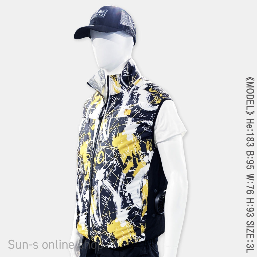 サンエス LOUDMOUTH×空調風神服® コラボウェア ベスト KF92582