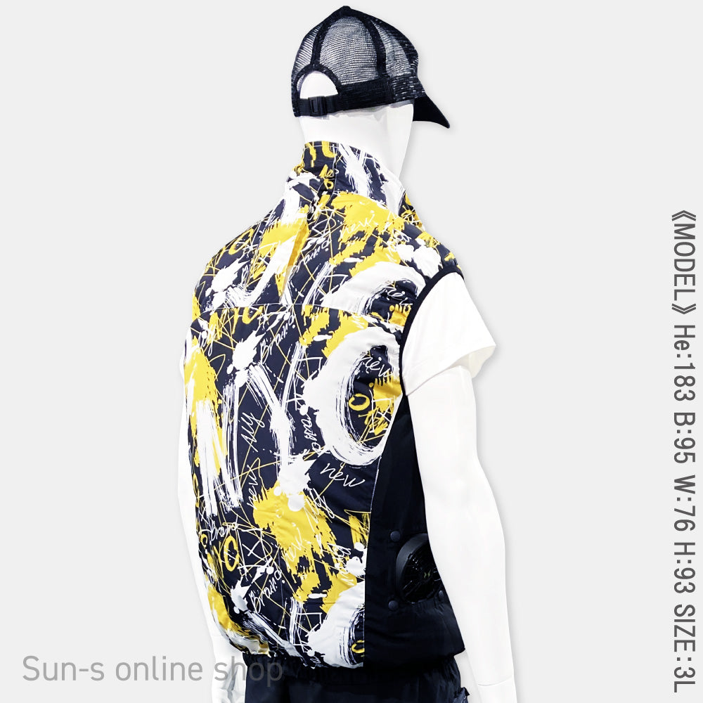 サンエス LOUDMOUTH×空調風神服® コラボウェア ベスト KF92582