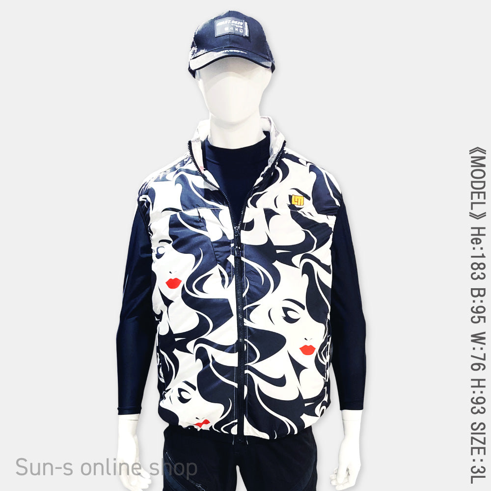 サンエス LOUDMOUTH×空調風神服® コラボウェア ベスト KF92582