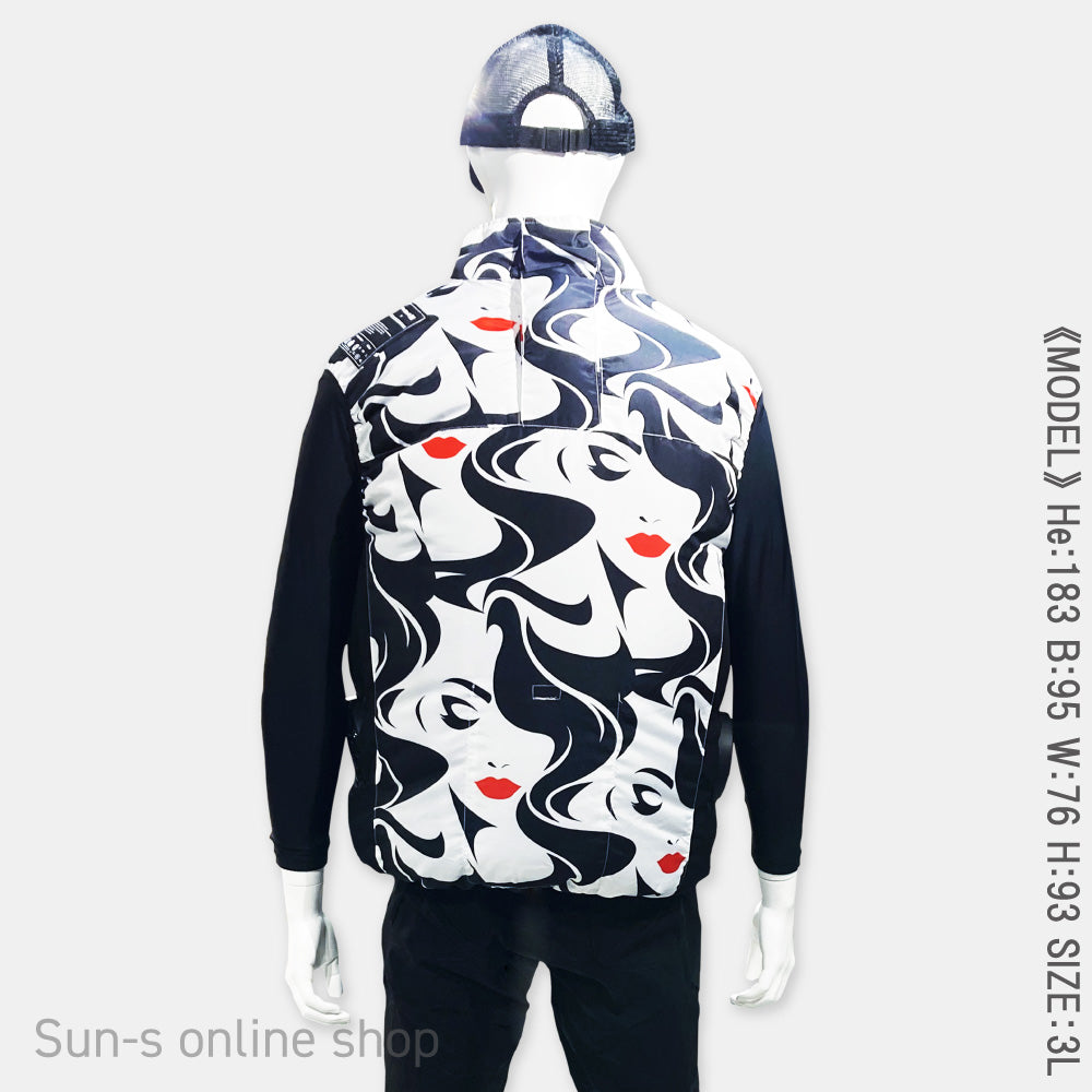 サンエス LOUDMOUTH×空調風神服® コラボウェア ベスト KF92582