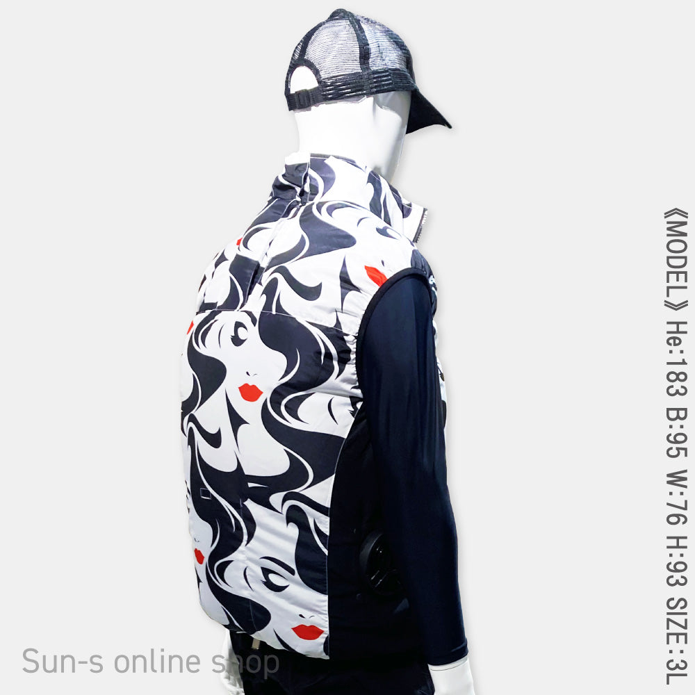 サンエス LOUDMOUTH×空調風神服® コラボウェア ベスト KF92582