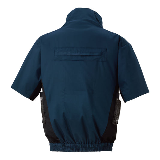 空調風神服🄬 JIS T8118適合 ストレッチ フルハーネス用エコ半袖ブルゾン KF92650G