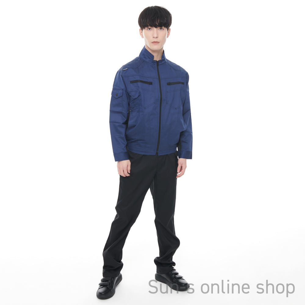 空調服 長袖ブルゾン】 空調風神服 杢調ストレッチジャケット KF93900
