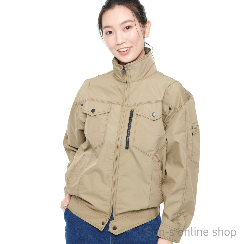 【長袖ブルゾン】 空調風神服 使いやすい色合いの高機能シリーズ KF95100