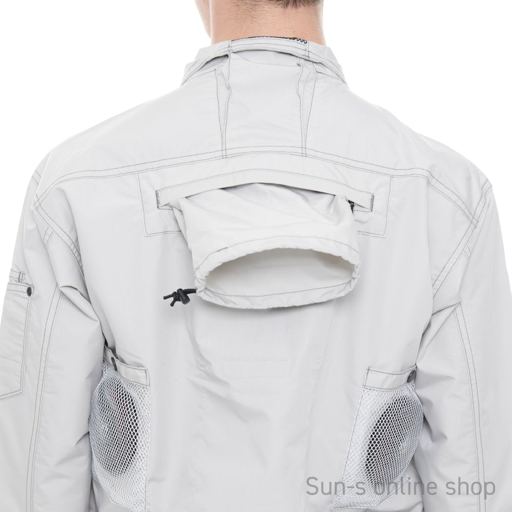 サンエス 空調風神服 高所作業向けブルゾン 【フルハーネス用長袖ブルゾン】 KF95100G