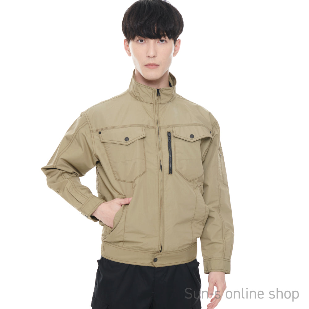 サンエス 空調風神服 脱落防止ネット付き 【ファンネット付長袖ブルゾン】 KF95100V