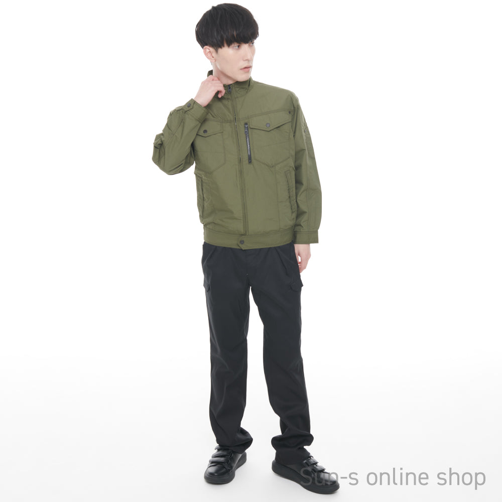 サンエス 空調風神服 脱落防止ネット付き 【ファンネット付長袖ブルゾン】 KF95100V