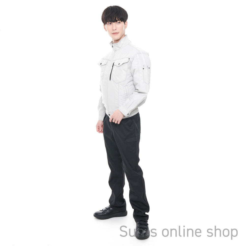 サンエス 空調風神服 脱落防止ネット付き 【ファンネット付長袖ブルゾン】 KF95100V