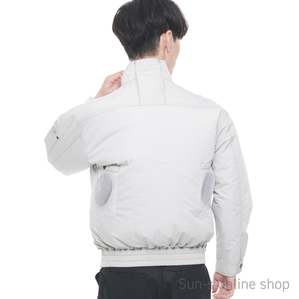 サンエス 空調風神服 脱落防止ネット付き 【ファンネット付長袖ブルゾン】 KF95100V