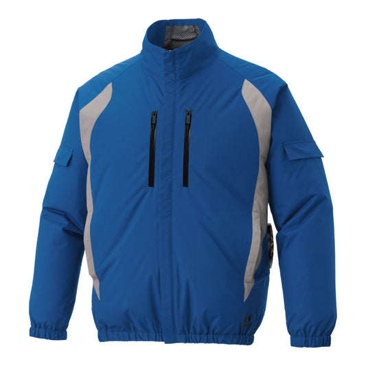 FZN 空調風神服🄬 タウンユースできるミニマルデザイン UVカット チタン加工長袖ブルゾン KF96021