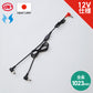 【ファン用ケーブル】 空調風神服 JapanLabel 12V仕様 全長1030mm RD9030