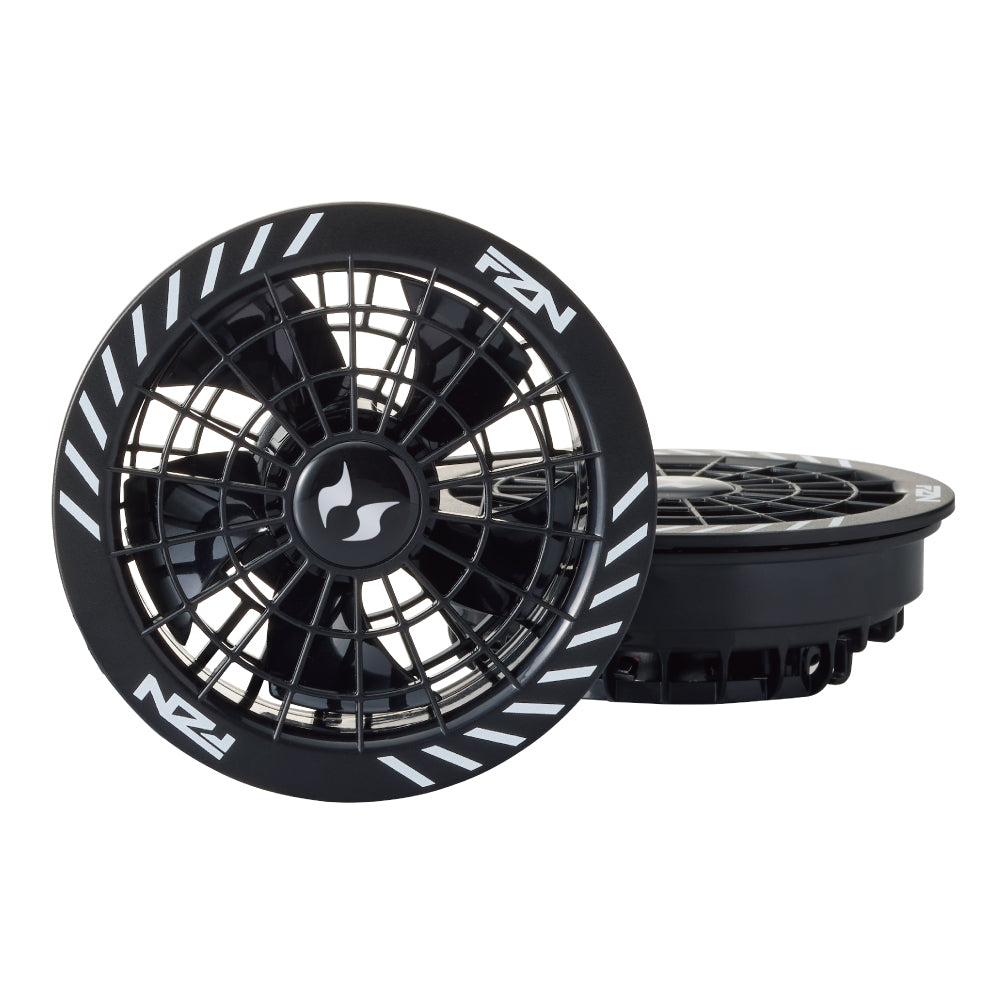 空調風神服🄬 GlobalLabel 30V対応 ファン・ケーブルセット メーカー保証付き RD9630H 【フラットタイプ スピンロック ファンセット】