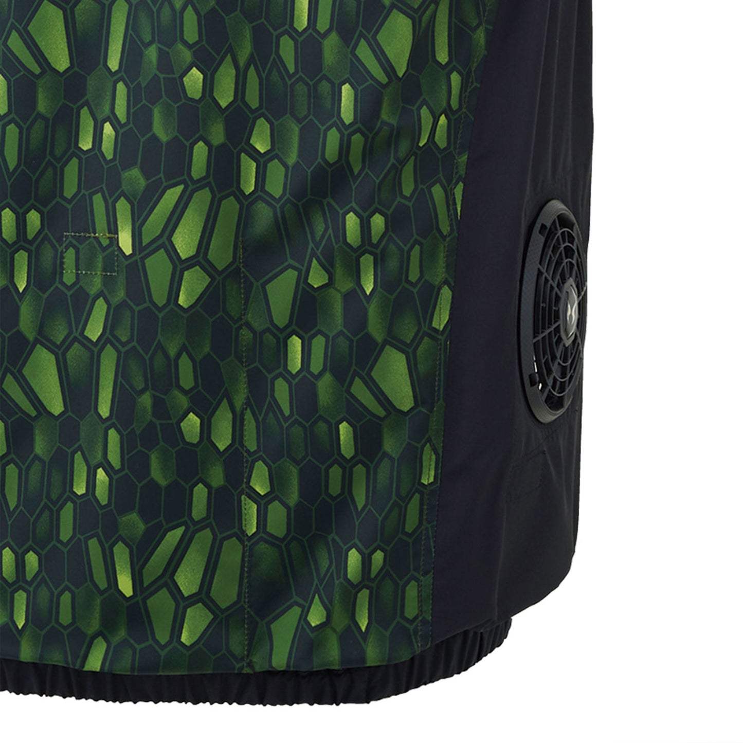 サンエス 空調風神服 オリジナルパターンでシャープな印象 フード付きでカジュアルさUP 【フード付ベスト】 KF92252